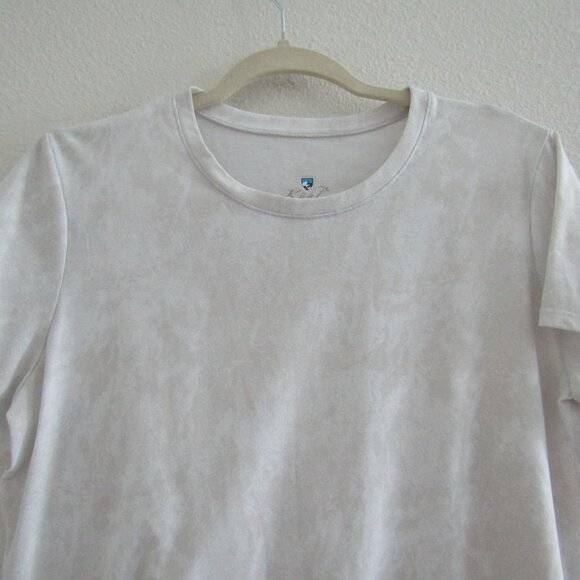 Kuhl Women's KONSTANCE Tee Large White Cream Outdoors UPF 50 Sporty - Picture 3 of 12